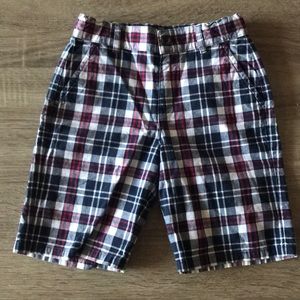 Boys Janie and Jack Plaid Shorts Size 5